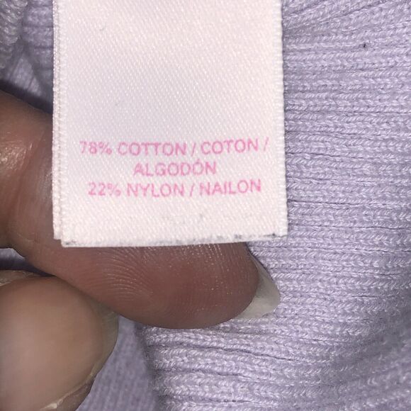 Victorias Secret Lilac Ribbed Textured Sweater Size XS/TP - Picture 13 of 16
